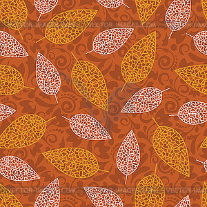 Autumn leaves - vector image