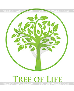 Symbol of the tree of life - vector clipart