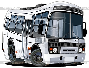 Cartoon bus - vector clip art