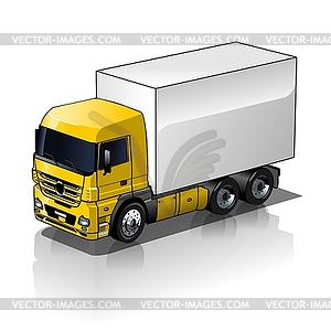 Cargo truck - vector image