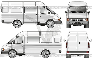 Delivery / cargo / passenger van - vector image