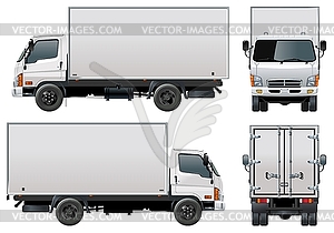 Доставка / грузовой автомобиль - иллюстрация в векторном формате