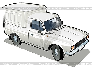 Delivery / cargo van - vector clip art