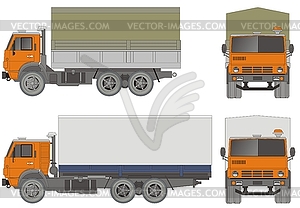 Heavy truck - vector clipart