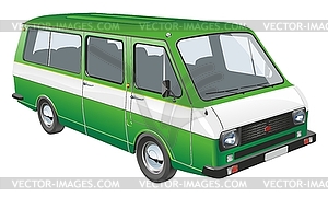 Mini bus - vector clipart