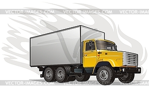 Cargo truck - vector image