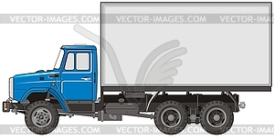 Heavy Truck - color vector clipart