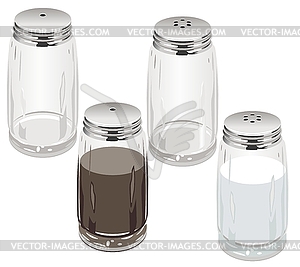 Salt & pepper shakers - vector EPS clipart