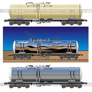 Нефть / бензин танкер автомобиль - изображение в векторном формате