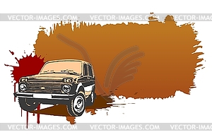 Off-road vehicle - vector clipart