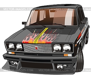 Black Car - royalty-free vector image