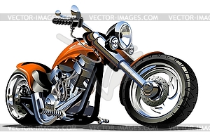 Cartoon Motorbike - vector clip art