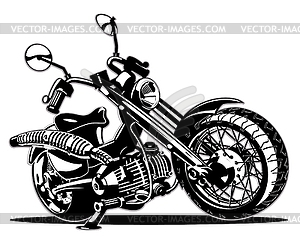 Cartoon Motorbike - vector image