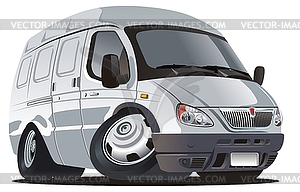 Cartoon van - vector image