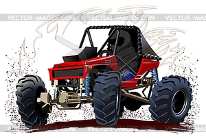 Cartoon Buggy - vector clipart