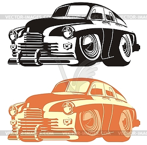 Cartoon car - vector image
