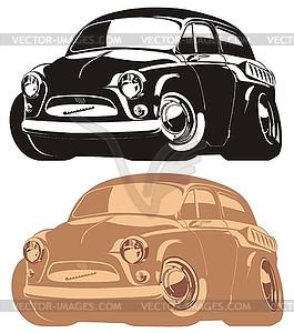 Cartoon car - vector clip art