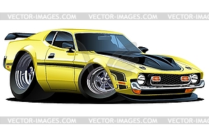 Cartoon car - vector image