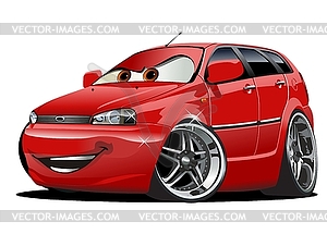 Cartoon Car - vector clip art