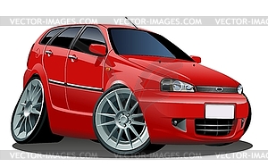 Cartoon car - vector image
