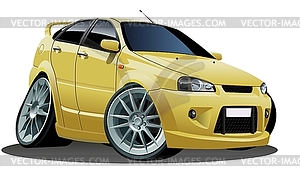 Cartoon car - vector image