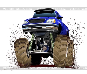 Cartoon Monster Truck - vector image