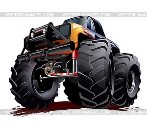 Cartoon Monster Truck - vector image