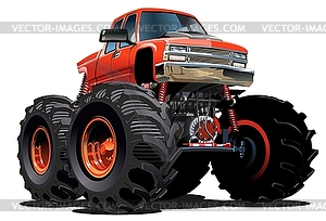 Cartoon Monster Truck - vector clip art