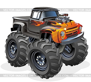 Cartoon Monster Truck - vector clip art