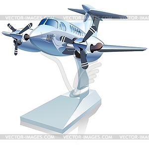 Cartoon Airplane - vector image