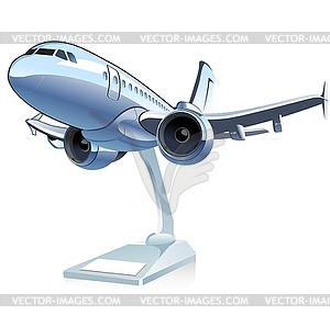 Cartoon Airliner - vector clipart