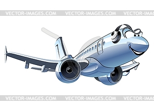 Cartoon Airliner - vector image