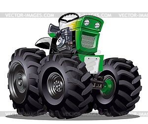 Cartoon Tractor - vector image