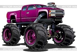 Cartoon Monster Truck - vector image
