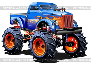 Cartoon Monster Truck - vector image
