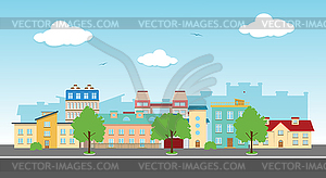City Street - vector image