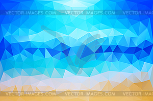 Summer Beach Abstract Background - vector clip art