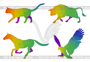 Animals Logo Templates - stock vector clipart