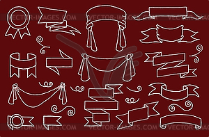 Doodle Banners Set - vector image