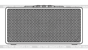 Classic Guitar Amplifier - vector clipart