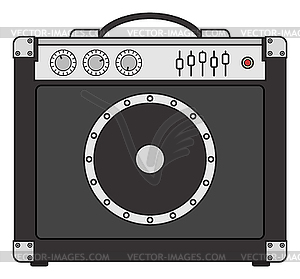 Electric Guitar Amplifier - vector image