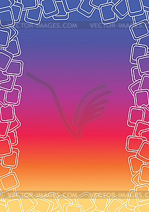 Colorful Gradient Frame - vector clipart / vector image