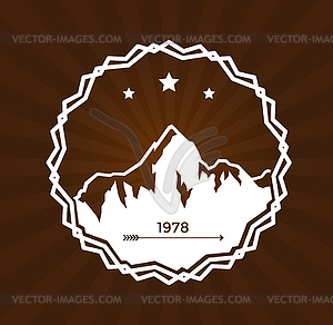 Ski Resort Logo - vector image