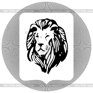 Lions Head - vector image