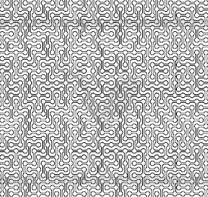 Seamless black and white monochrome texture - vector clip art
