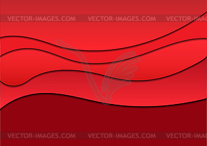 Abstract in red tones, design blank - vector image