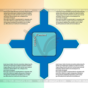 Infographics for project design, strategy and - vector clipart