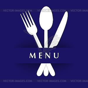 Logo design for restaurant or catering gastroservice - vector clipart