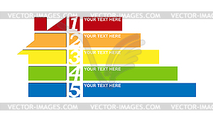 Infographics for stages of repair and construction - vector clip art