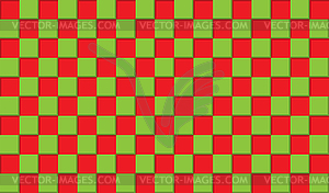 Abstract background of red and green squares, 3D - vector image